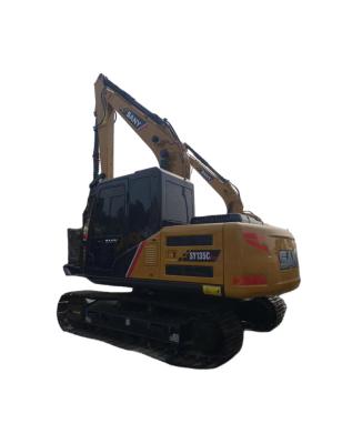 China Low Fuel Consumption Second Hand Excavator SANY 135C Excavator 0.6mÂ ³ for sale