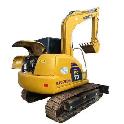 China Hot Selling Mini Used Excavator 7Tons KOMATSU PC70 0.39m™ Crawler Excavators Construction Equipment ³ for sale