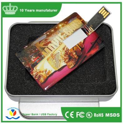 China Card usb business card with both side color printing / usb card / usb credit card for sale