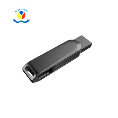 China 2020 newest usb stick 2020 swivel metal usb falshdisk pen drive 32gb type flash c drive for smart phone for sale