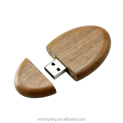 China Wholesale Bulk Wooden Wristband Electronics Egg Shaped USB Flash Drive , Wood USB Thumbdrive 1GB 2GB for sale