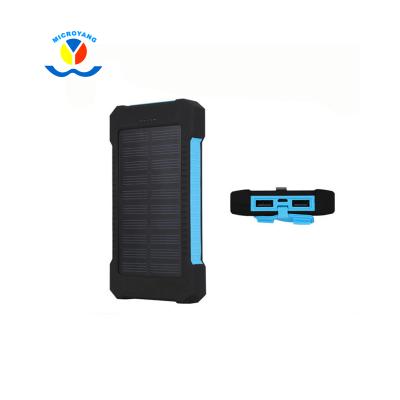 China Waterproof Portable Sloar Panel Charging IPX6 Solar Power Bank10000mah 8000mah Power Bank For Cell for sale