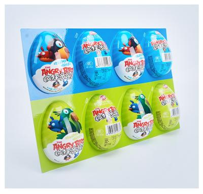 China Surprise Eggs PVC Moisture Proof Flexible Thermoforming Plastic Film For Candy Packaging for sale