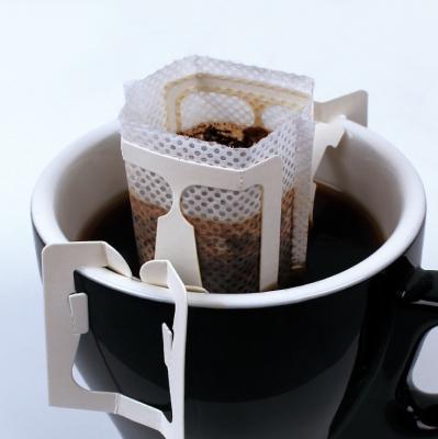 China Stocked Japanese Material Drip Coffee Filter Bag With Hanging Ear for sale