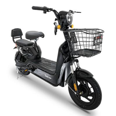 China Wholesale Motor Steel Cheap Bicycle Cycle Ebike Motos 48V 12A 350W Electricas Bicimoto City Electric Bike for sale