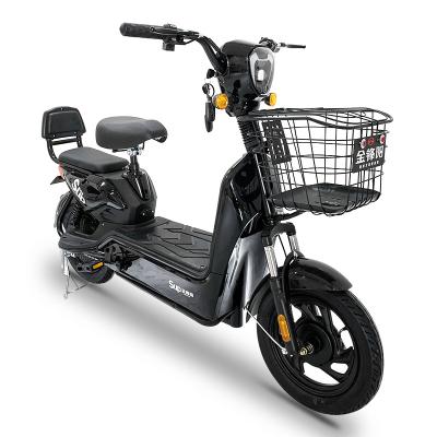 China Steel China 48V 12A Sharing New Cheap Adult Ebike Motor City Electric Bike Electric Bicycle Bikes With Pedals for sale