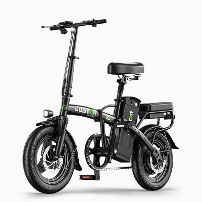 China Carbon Steel 55KM Pocket Folding Electric Bike 1000W Foladable Electric Ebike / Mid Drive e Bicycle for sale