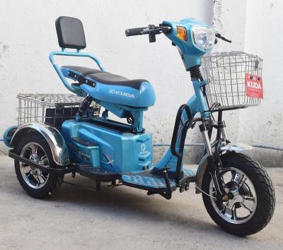 China 2020 Fashionable Powerful Passenger Electric Tricycles Three Wheels For Adults Lead Acid Battery Bruless Differential Motor Open for sale