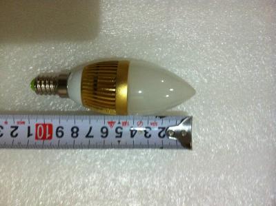 China OEM /  ODM 3W LED Candle Light Bulbs, Epistar / Edison LED Home  Light Bulb 40mm x 110mm for sale