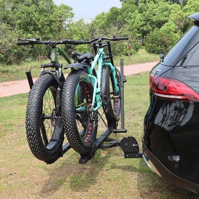 China Wholesale Steel Car Hitch Car 2 or 1/1/4 Inch Hitch Receiver Products Bike Rack / Rear Bicycle Carrier for E Bikes with 2