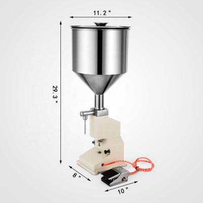 China Table top manual small food filling machine for lab Hand Filling Machine for sale