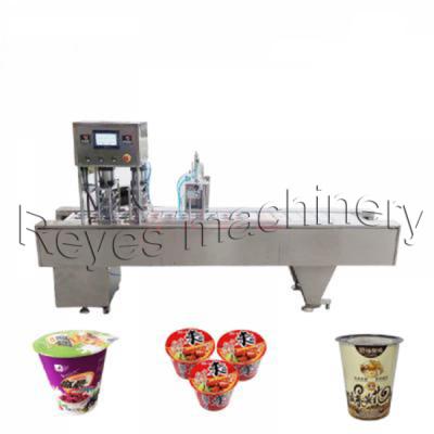 China Food instant noodle sealing machine bowl noodle machine drum instant noodle sealing sealing machine for sale