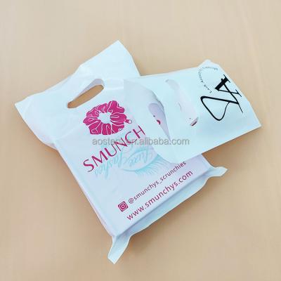 China Recyclable high quality custom size logo color plastic shopping bag custom printing shopping bag for sale