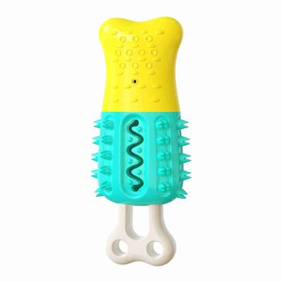 China Sale Viable Popsicle Shaped Dog Chew Stick Cooling Toys Small Interact Pet Puzzle Toy for sale