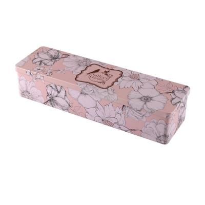 China Custom Luxury Metal Recycled Materials Fresh Flower Box Packaging Gift Red Wine Tin Box for sale