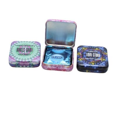 China Condom Metal Box / Aseptic Metal Box for sale