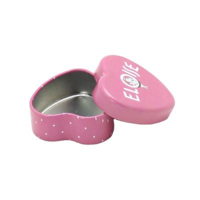 China Wholesale Heart Shaped Empty Lipstick Case Tin Box Small Tin Box Custom Lipstick Tin Box for sale