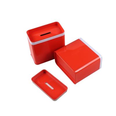 China Metal Money Saving Tin Box for sale