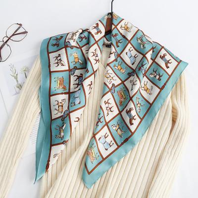 China Each color must buy multiples of 10 China high quality custom design small ice silk scarf for sale for sale