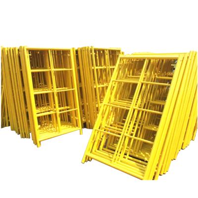 China Modern Construction Movable Walking Through Galvanized H Scaffolding Frame for sale