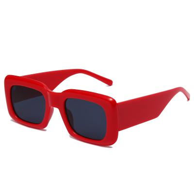 China New retro sports sunglasses square frame PC frame sunglasses, personality fashion sunglasses for men and women for sale