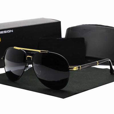 China Sunglasses 2021 New Fashion Classic High End Sunglasses Polarized Men Driving Sun Glasses For Brand Design Mirror Eyewear Male for sale