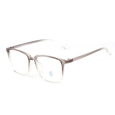 China Female Retro Fashion Sunglasses Glasses Ladies Glass Square Frame Flat Anti-blue Computer Blue Goggles for sale