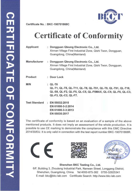 CE - Dongguan Doubwin Industrial Co., Ltd.