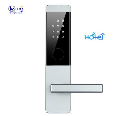 China TTlock wood wifi door TThotel smart lock RFID card hotel card lock passcode blue smart card order door lock for sale