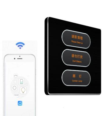 China New Hotel Smart Home Apartment Zigbee Wifi Switch High Quality APP Control Wireless WIFI Wall Switch for sale