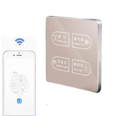 China Hotel Customized Smart Home Hotel Tuya Zigbee Switch High Quality APP Control Wireless WIFI Switches for sale