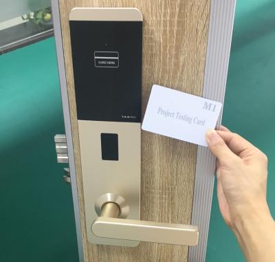 China Smart Swipe Keyless Card Lock Hotel Residence Digital RFID Electronic Door Lock for sale