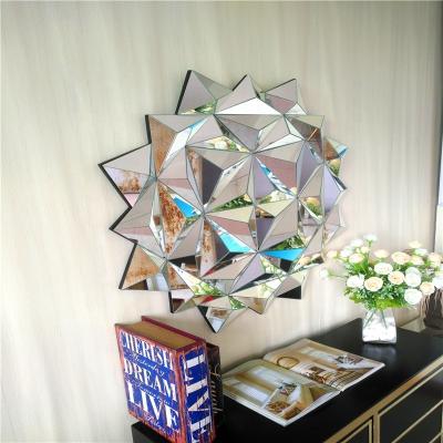 China Modern Wall Mirror High Quality Handmade Geometric Decorative Mirror for sale