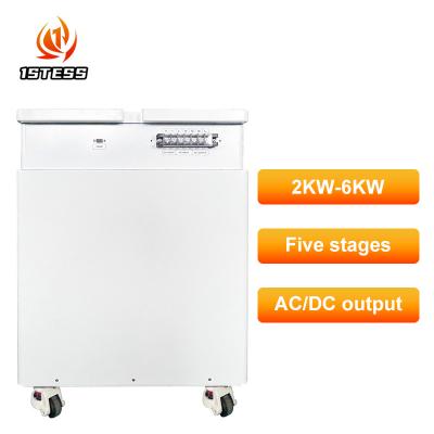 China Todo en uno Almacenamiento de energía en el hogar de fase única 5kw 10,7kwh 80A Inverter Almacenamiento de energía en el hogar en venta