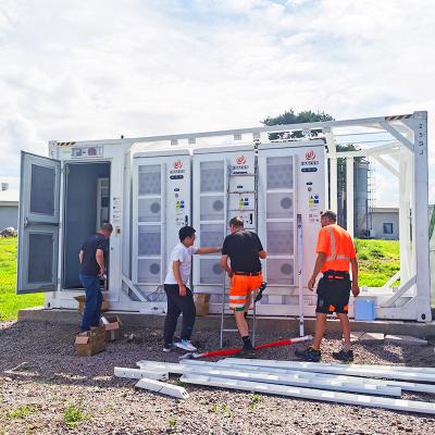 China 20ft Container Battery Op maat gemaakte energieopslagcontainer met verhandelbare batterijcapaciteit Te koop