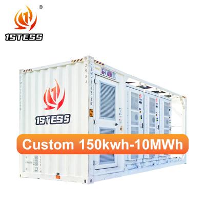 China 2MWh BESS Battery System 500KW 1mwh 40 Feet Solar Power Energy Storage Container 3MWh LIFEPO4 Battery zu verkaufen