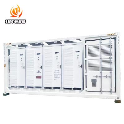 China 500kwh On-Grid Energy Storage System With Air Cooling Lithium Ion Battery Container For 1mwh Storage for sale