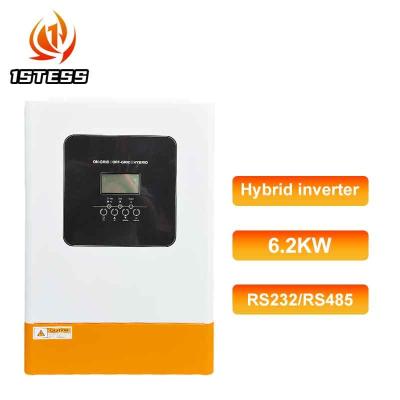 China 120A MPPT hybride omvormer 48V Pure Sinus Wave Solar Hybrid Inverter 5.5KW 6.2KW Te koop