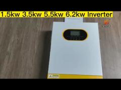 48VDC Output 5.5KW/6.2KW Solar Hybrid Inverter for On/Off Grid Frequency 50Hz/60Hz