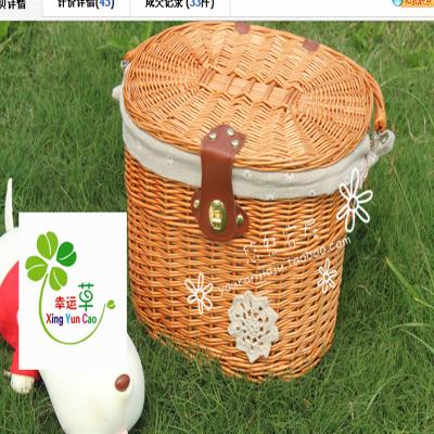 China Wicker rattan and wicker bicycle basket wholesale! ! ! factory supply for sale