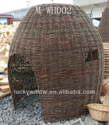 China Decorate your garden wicker decoration---flower stand and planter/garden house for sale