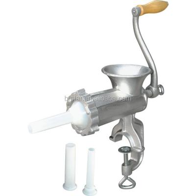 China Sustainable Manual Cast Iron 10# Meat Meat Grinder With Sausage Nozzles Mincer No. 10 for sale