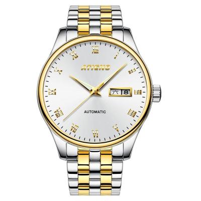 China Customized Design Mens Automatic Date Watch Luxury Men's Automatic Wristwatch With Logo for sale