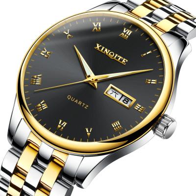 China Date Stainless Steel Fashion Design Madame Watch Quartz Movement Automatic Wristwatch For Women for sale