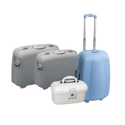 China PP Travel Trolley Large Capacity 4 Piece PP Luggage Set for sale