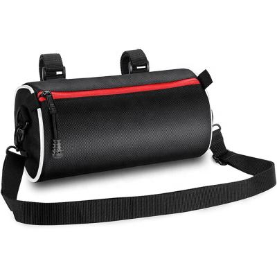 China Leisure Motorcycle Handlebar Bike Handlebar Bag With Shoulder Strap Accessories Barrel Bag Ruckus Tool Bag for sale