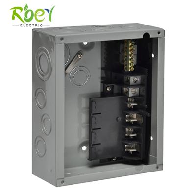 China Electric Power Distribution 125A 4 Way Breaker Panelboard / Recessed Load Center for sale