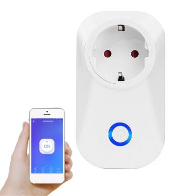 China European EU Plug 16A 220V Smart Wifi Smart Plug Socket Residential/Multi-Purpose Intelligent Smart Wifi Outlet for sale