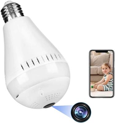 China NIGHT VISION 1080P Smart Wifi Bulb Camera With 2MP Night Version 360 Degree Panoramic Wifi Camera Bulb for sale