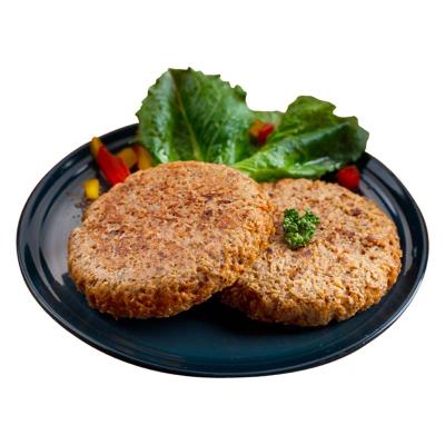 China Frozen Vegetarian Burger Patty Black Pepper Hericium Frozen Steak for sale